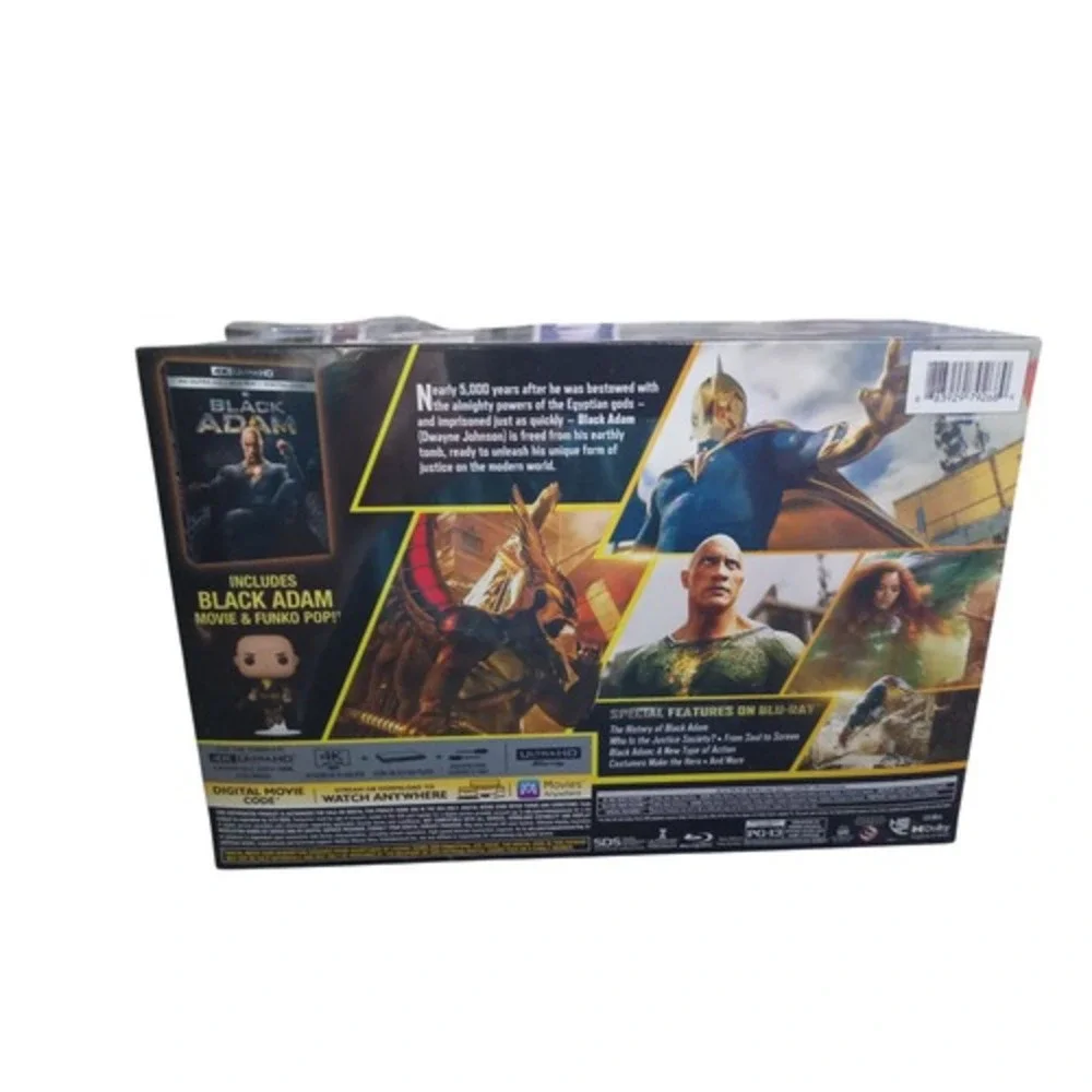 Black Adam DC Walmart Exclusive Limited Edition Bluray Movie & Funko Gift Set